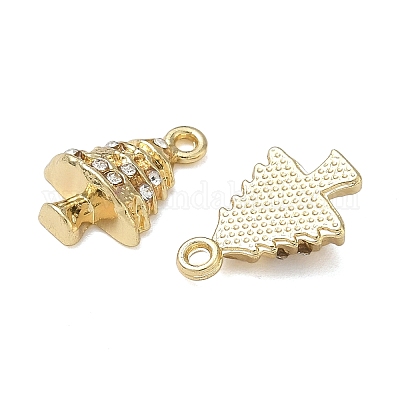 Рождественские подвески из сплава с кристаллами и стразами FIND-L026-01K-G-1