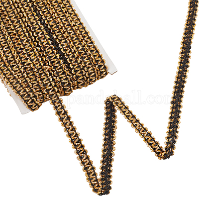 Металлические кружевные ленты из полиэстера OCOR-WH0060-74A-1