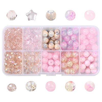 Стеклянные бусины&nbsp;GLAA-YW0004-75A-1