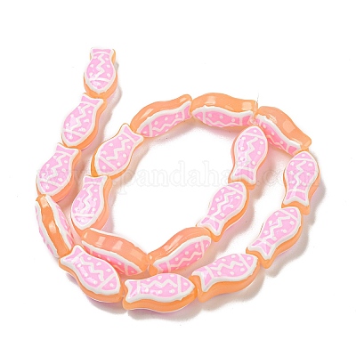 Прозрачные стеклянные бусины ручной работы GLAA-N0028-02H-1