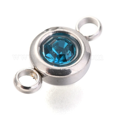 Соединительные элементы из нержавеющей стали 304 со стразами STAS-P237-17P-13-1