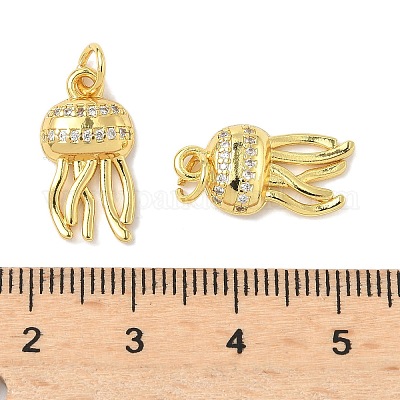 Латунные микро проложить кубического циркония подвески KK-I355-01G-01-1