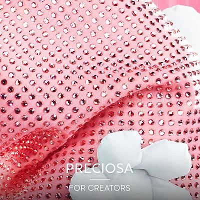 Preciosa® maxima crystal без горячей фиксации плоские камни Y-PRC-NSS10-50010-200-1