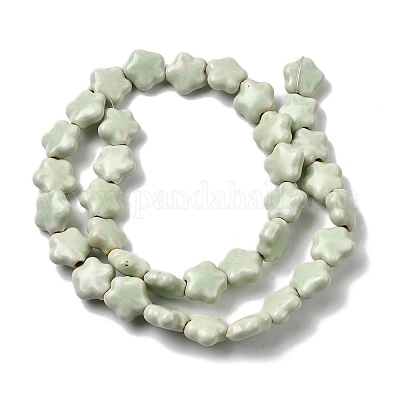 Фарфоровые бусины ручной работы PORC-K010-03E-1