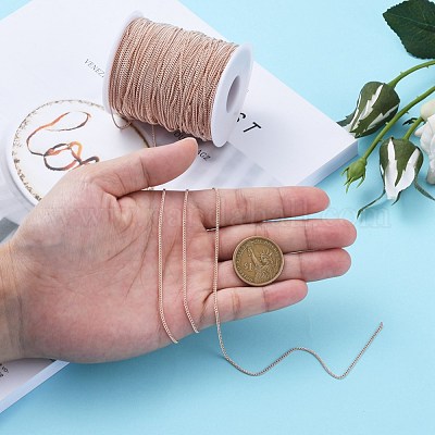 Латунные витой цепочки CHC010Y-RG-1