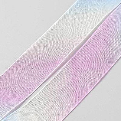 10 ярд ленты из органзы радужного цвета OCOR-WH20005-04C-1