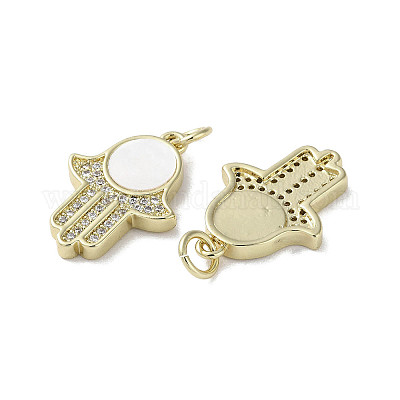 Латунные микро проложить кубического циркония подвески KK-G485-22C-G-1