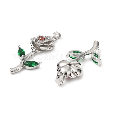 Латунные микро проложить кубического циркония подвески KK-G533-05P-1