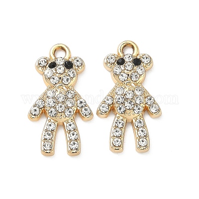 Подвески из сплава и страза&nbsp;ALRI-D303-09G-1