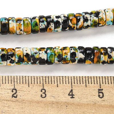 Синтетические бирюзовые бусины G-H060-02B-11-1