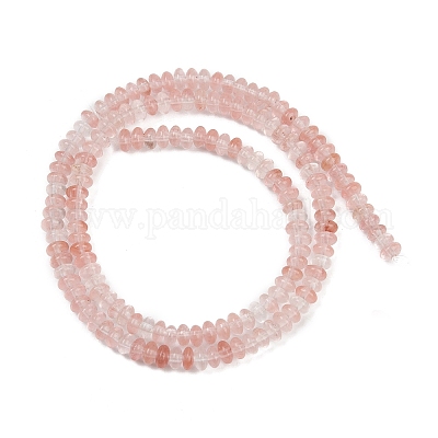 Вишневого кварца стеклянные бусы пряди G-U026-B01-4mm-1