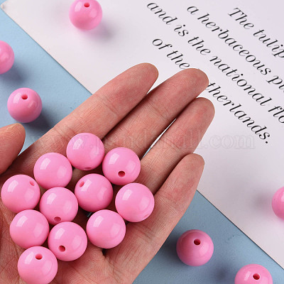 Непрозрачные акриловые бусины&nbsp;MACR-S370-C16mm-A02-1