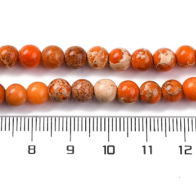 Нити бусин из окрашенного натурального регалита/императорской яшмы/морского осадка яшмы G-B124-C02-08-1