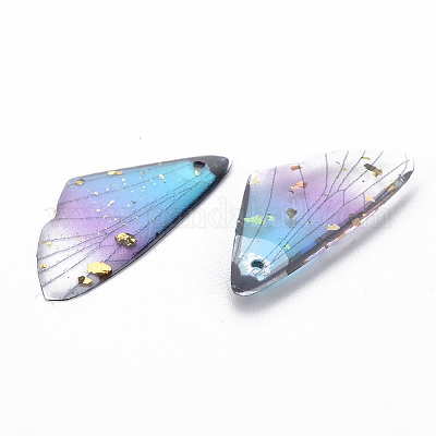 Прозрачные смоляные подвески RESI-Q216-001G-1