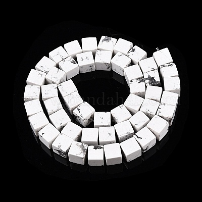 Природные Говлит бисер нитей G-T139-8x8-02A-1