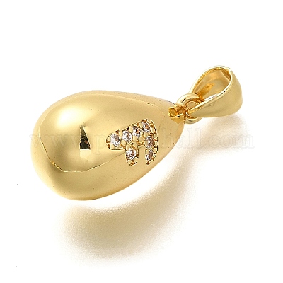 Стойки обшивки латунь микро проложить Циркон подвеску KK-L226-102G-F-1