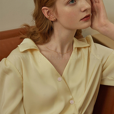 8 шт. пуговицы со стразами из сплава с 1 отверстиями FIND-FH0008-86KCG-1