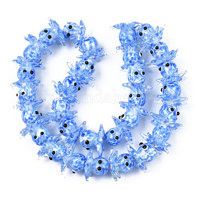 Бусины ручной работы ухабистой бисер нитей LAMP-N021-37A-1