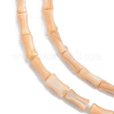 Нити бусин из натуральных пресноводных ракушек SHEL-G013-01C-1