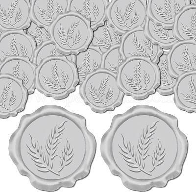 50шт. клейкие восковые наклейки DIY-CP0010-99D-1