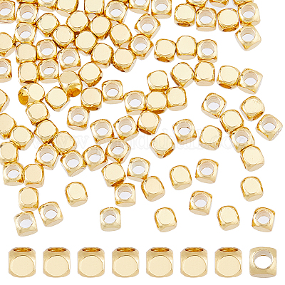 100 шт. Латунные бусины KK-HS0015-26-1