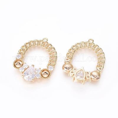 Сеттинги для кулона (кабошонов) ZIRC-L077-021G-1