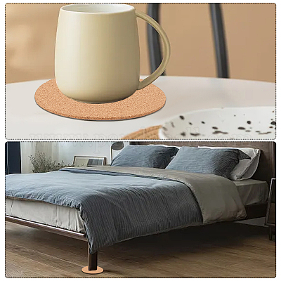 Самоклеящаяся пробковая подставка AJEW-WH20042-14C-1