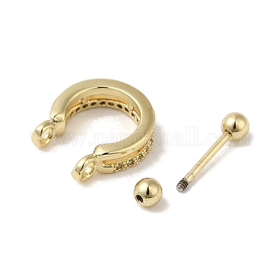 Стойка с покрытием из латуни EJEW-C097-23F-G-1