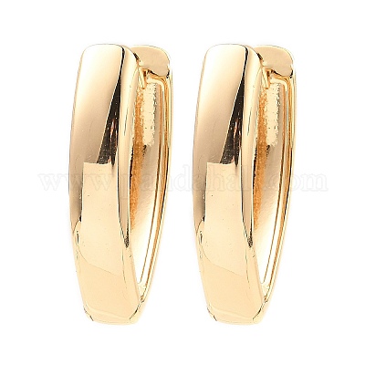 Латунные серьги обруча EJEW-I289-52A-KCG-1