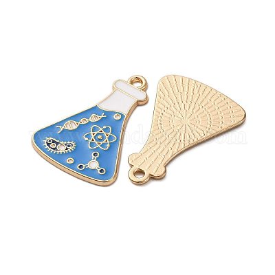 Подвески из эмалевого сплава на тему химии ENAM-V002-01L-KCG-1