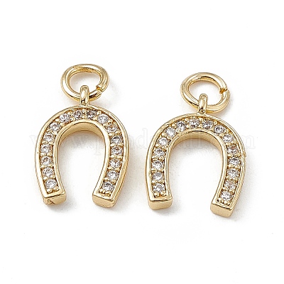 Латунные микро проложить кубического циркония подвески KK-E068-VB278-1