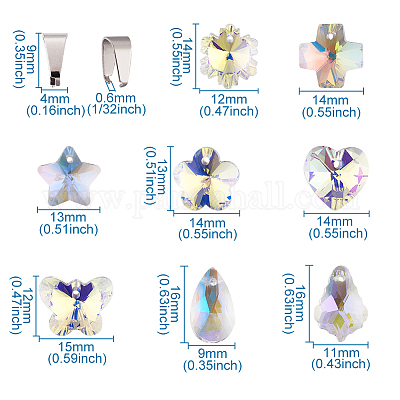 Стеклянные подвески RGLA-TA0001-01-1
