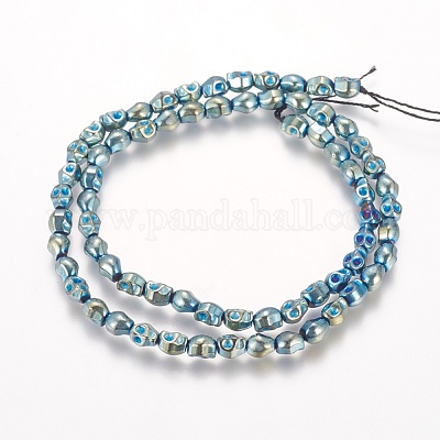 Гальванические немагнитная синтетический гематит бисер пряди G-K259-07D-1