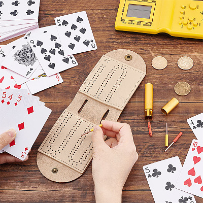 Segnapunti In Legno Per Gioco Phase 10 Con 8 Pioli Colorati - Accessorio Da Tavolo Per Famiglie - 4