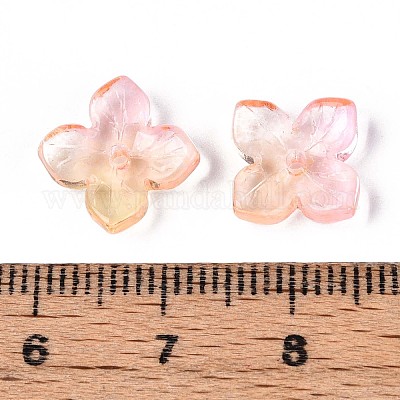 Расписные прозрачные стеклянные шапочки для запекания DGLA-N014-04A-1