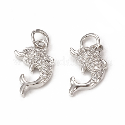 Латунные микро проложить кубического циркония подвески KK-E068-VB295-1