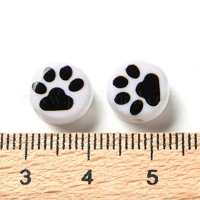 Непрозрачные акриловые бусины OACR-Z027-04A-02-1