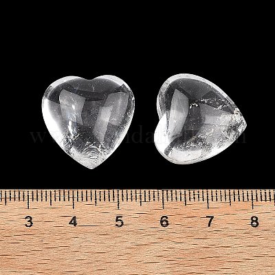 Натуральные кварцевые кристаллы в форме сердца из пальмовых камней&nbsp;G-P609-A02-01-1
