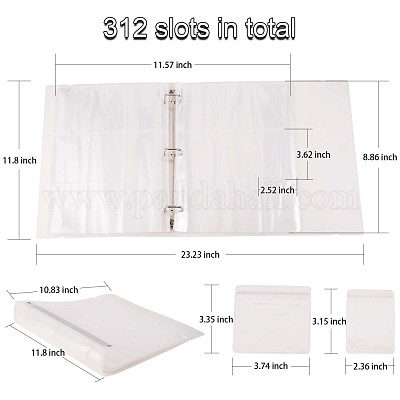 Прозрачная книжка для хранения украшений JX193A-1