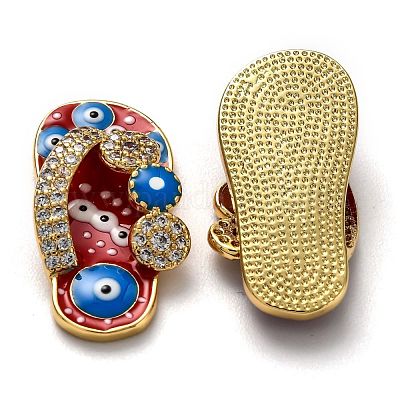 Латунные подвески с фианитами KK-B028-10G-A-1