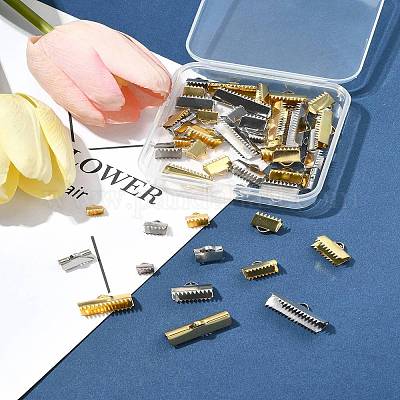 50 шт. 13 стиля 304 нержавеющая сталь ленточный обжимной наконечник STAS-FS0002-03-1