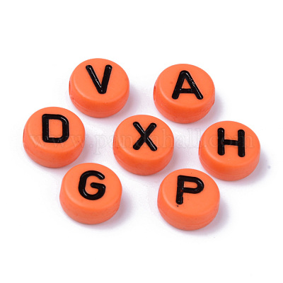 Непрозрачные акриловые бусины MACR-S273-50-1