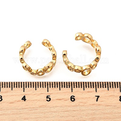 Серьги-манжеты из латуни EJEW-F370-16G-1