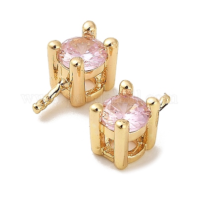 Латунный микро-паве кубический цирконий KK-S397-02A-1