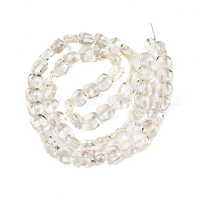 Стеклянные бусины с гальваническим покрытием  EGLA-N012-07C-1