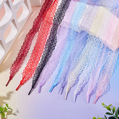 10 Paar Schnürsenkel aus Polyester&nbsp;AJEW-TA0003-14E-1