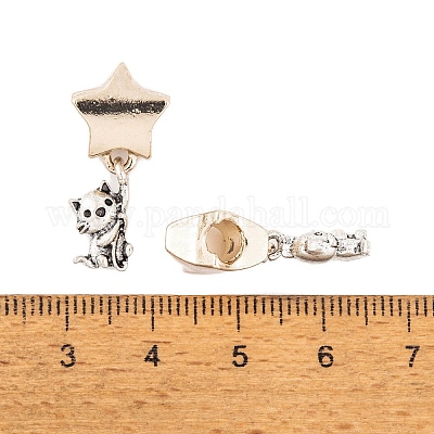 Подвеска в европейском стиле из сплава в тибетском стиле FIND-C055-11A-AS-1