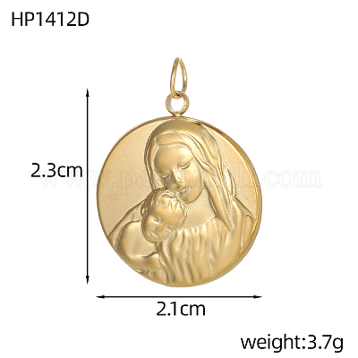 Подвески из нержавеющей стали 304 STAS-OY005-42G-02-1