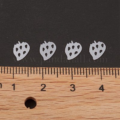 Пластиковые бусины с блестками PVC-R024-05A-1