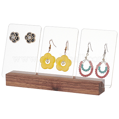 Wholesale AHANDMAKER 2 Sets Acrylic Earring Display Stands 